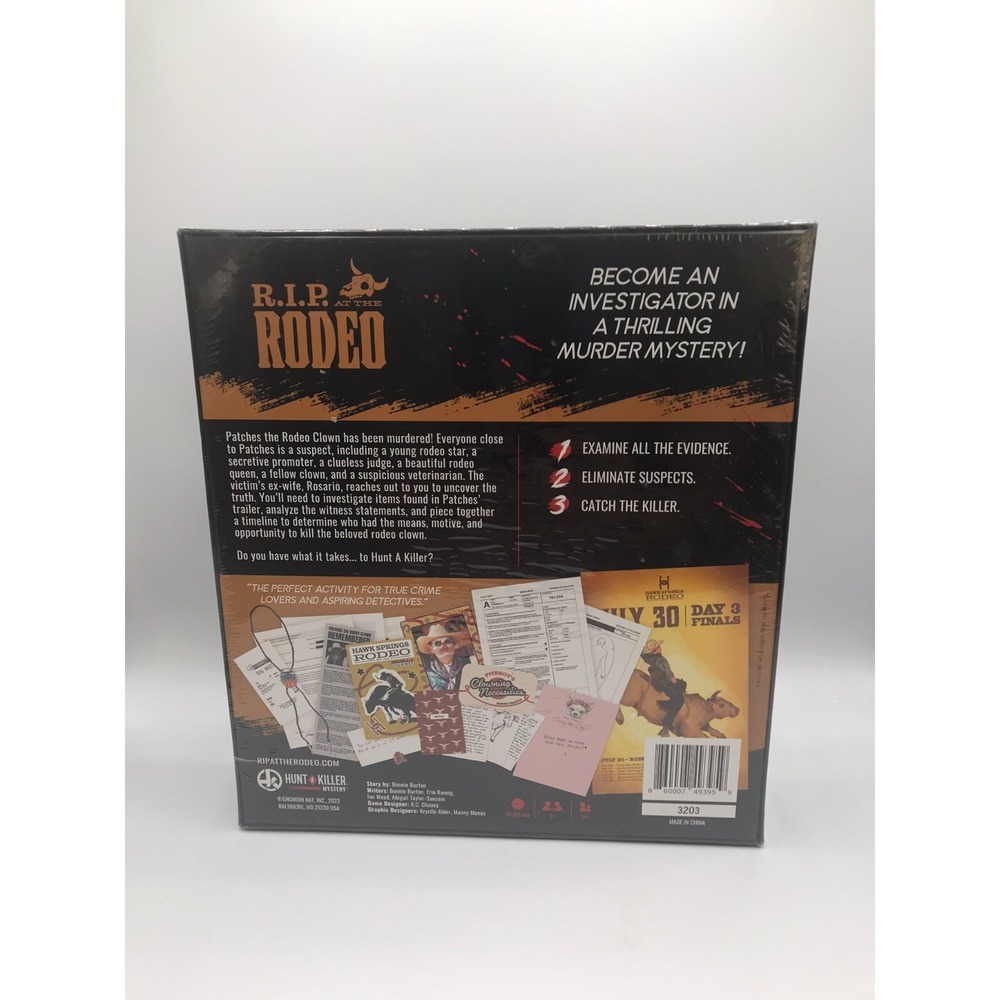 Hunt A Killer RIP At The Rodeo Board Game BRAND NEW SEALED - S10-3-4 - Picture 2 of 6